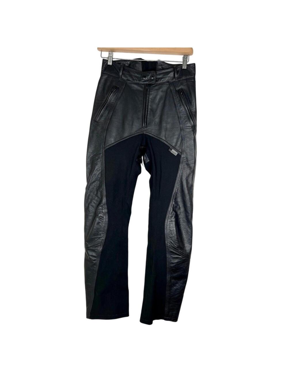 Richa Women's Size 10 (EU 40) Leather Jeans / Motorcycle Leather Pants Black NEW